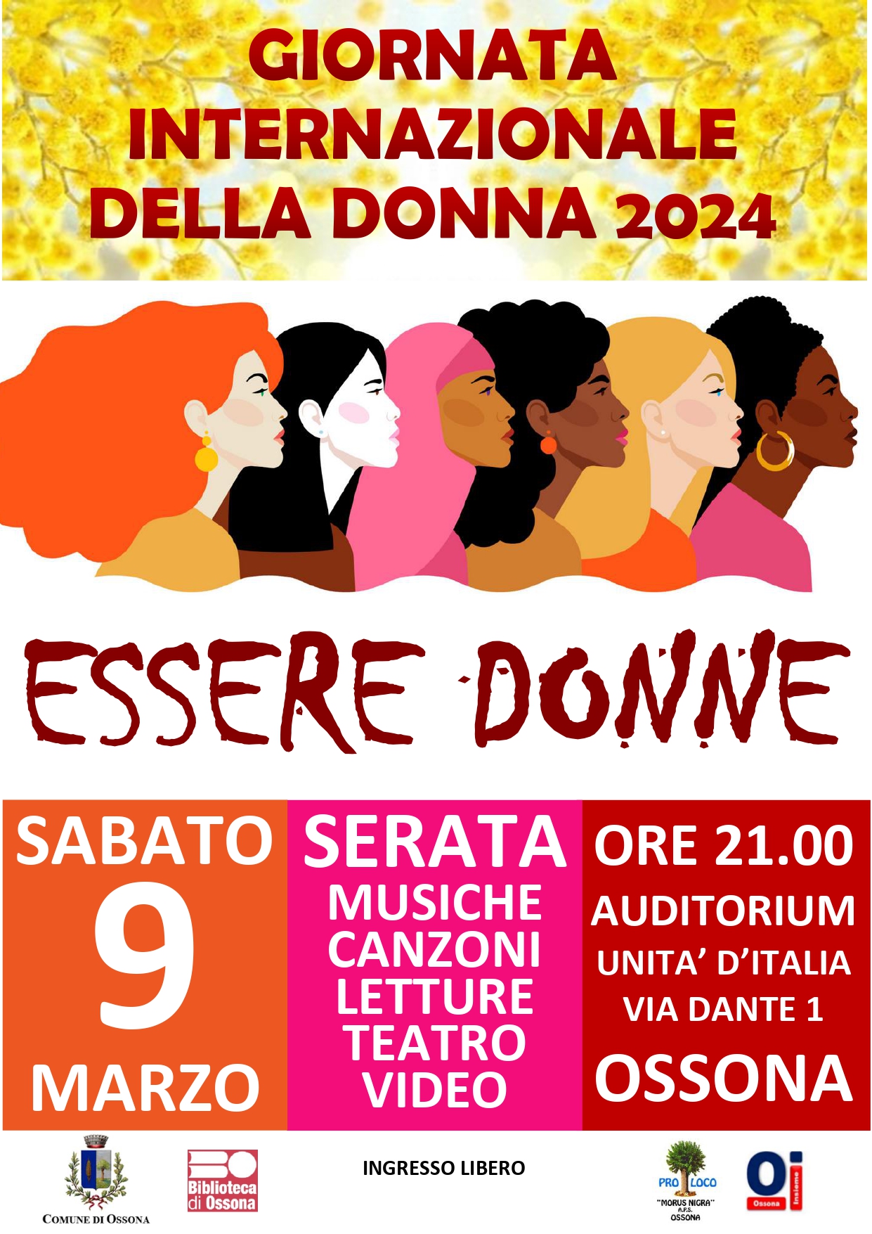 Biblioteca di Ossona, Ossonainsieme A.P.S., Comune di Ossona, Pro Loco "Morus Nigra" A.P.S. Ossona