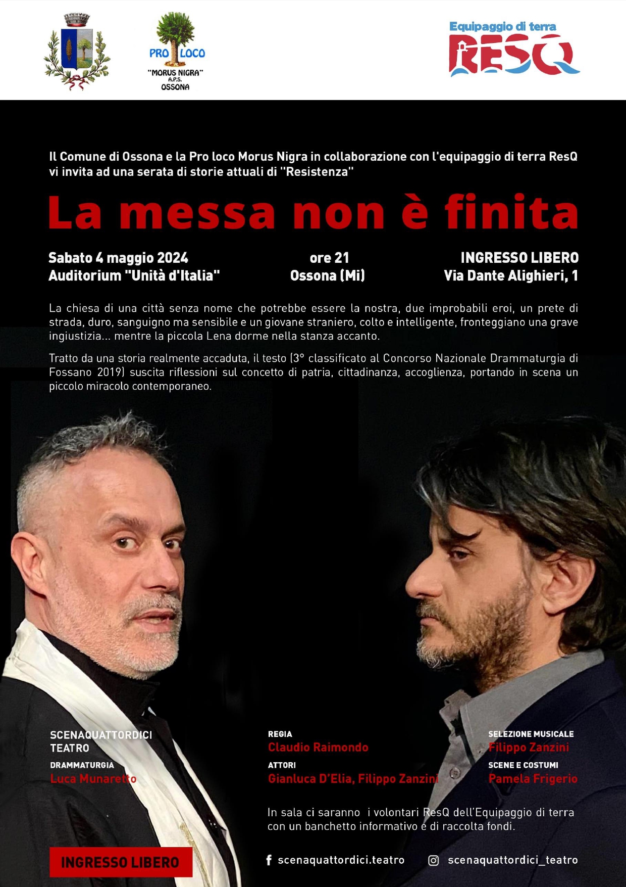 ResQ - People saving people, Comune di Ossona, Pro Loco "Morus Nigra" A.P.S. Ossona