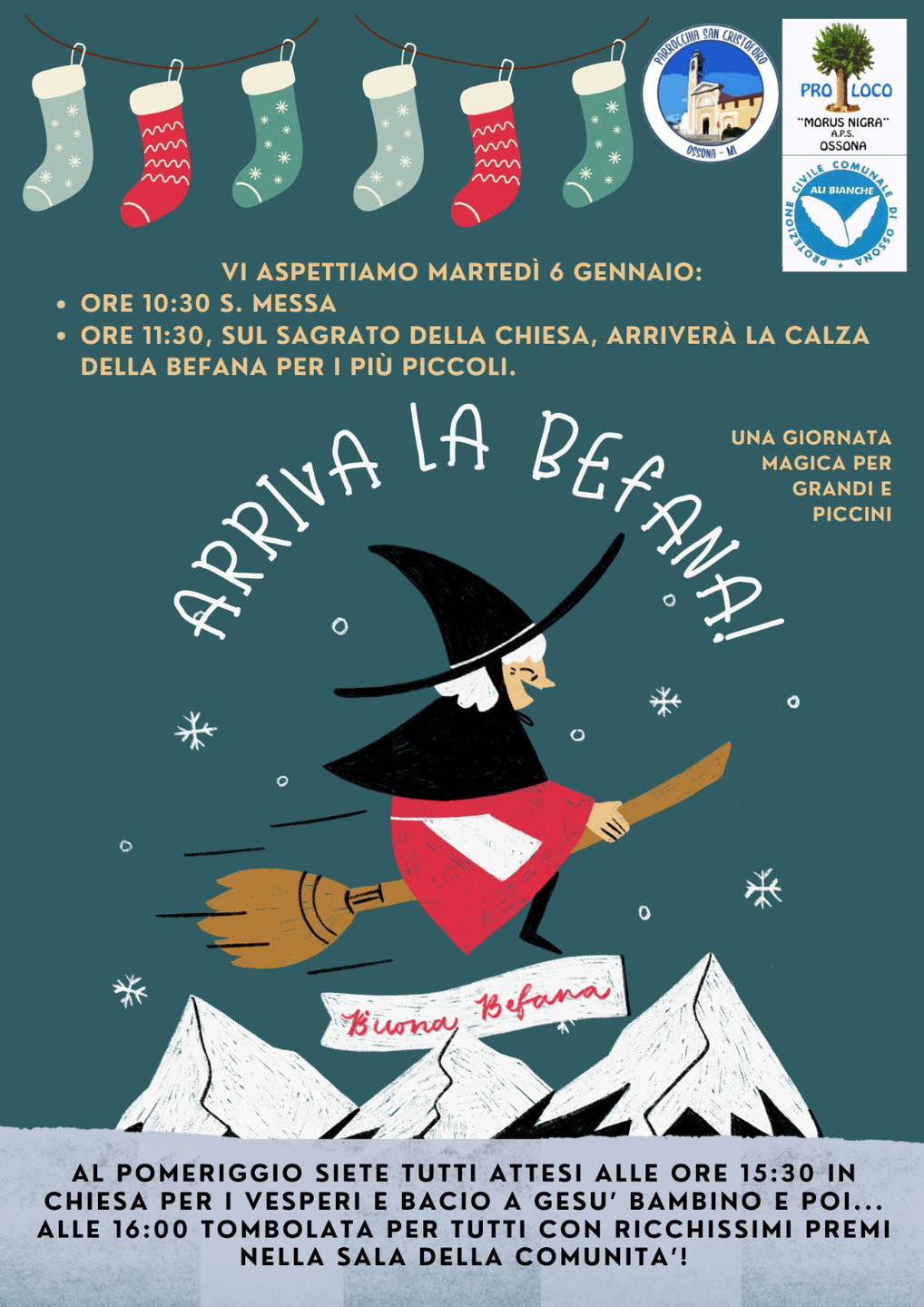Parrocchia di Ossona, Ali Bianche, Pro Loco "Morus Nigra" A.P.S. Ossona