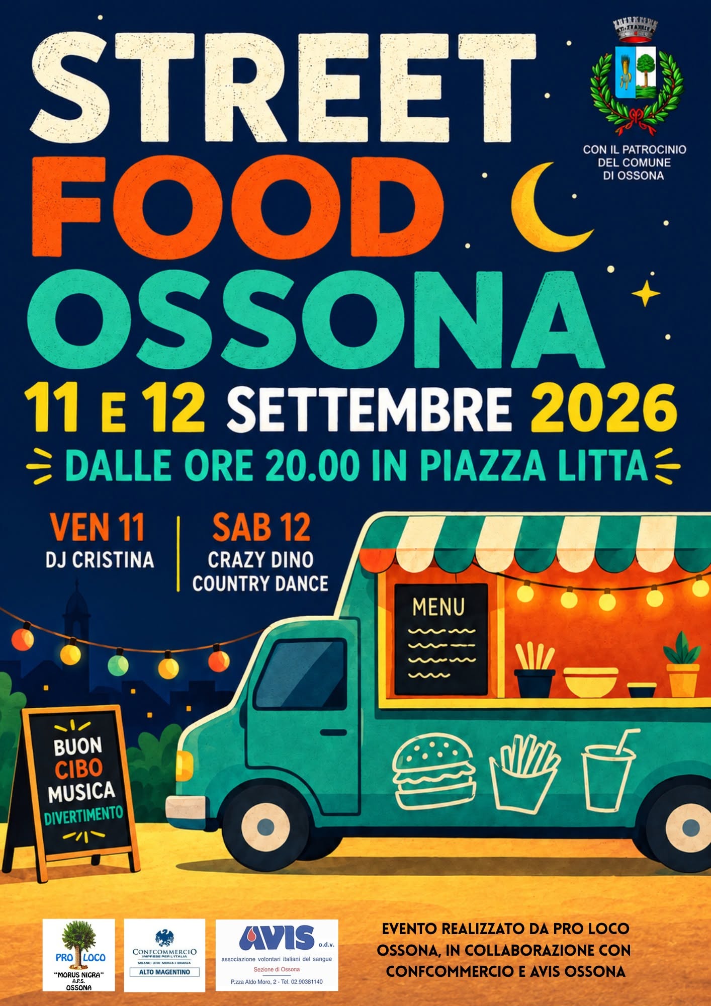 Confcommercio Alto Magentino, Avis Ossona, Comune di Ossona, Pro Loco "Morus Nigra" A.P.S. Ossona