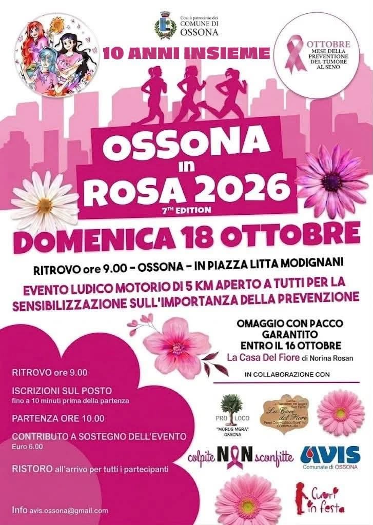 La Casa del Fiore, Cuori in festa, Colpite NON sconfitte, Avis Ossona, Comune di Ossona, Pro Loco "Morus Nigra" A.P.S. Ossona